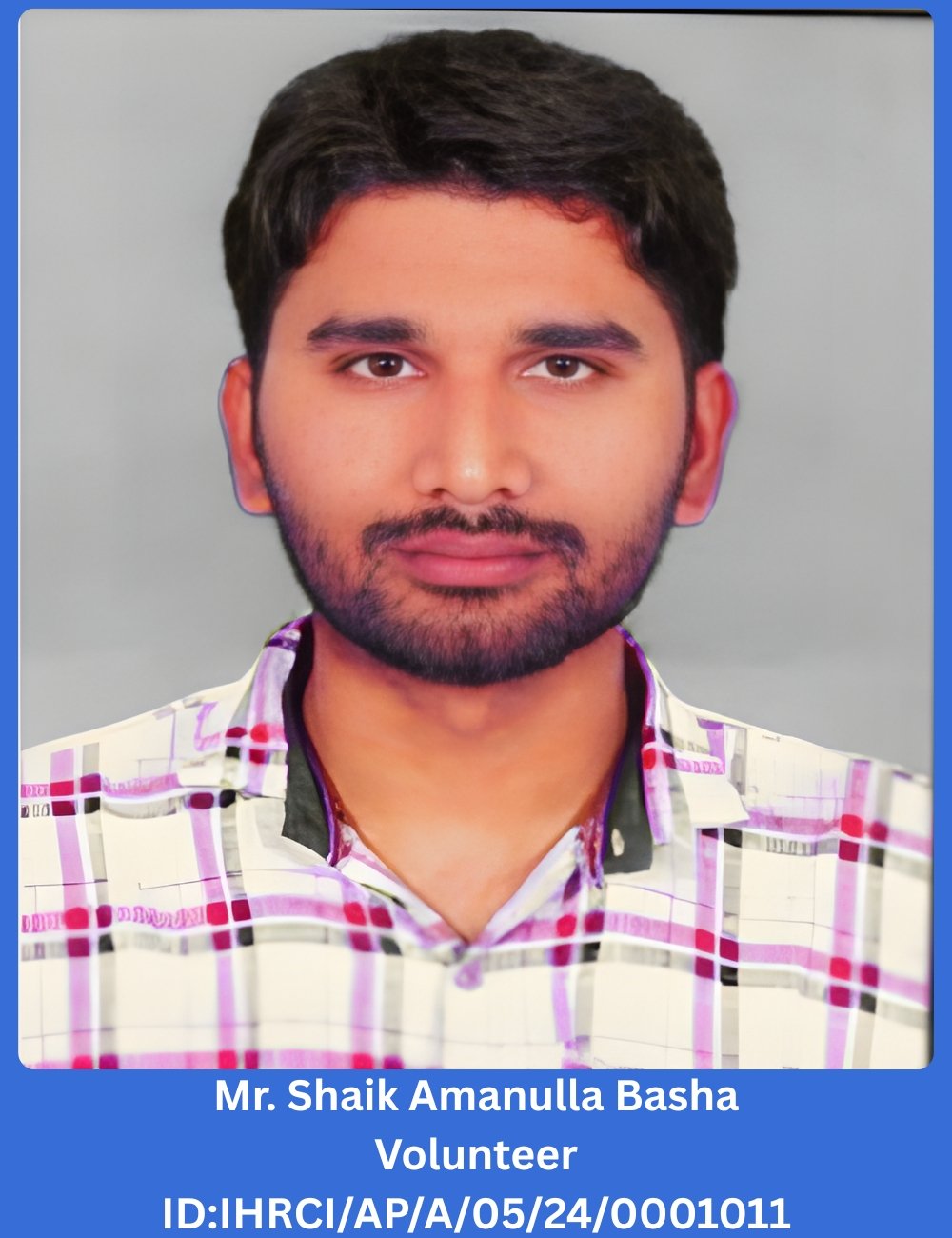 Mr. Shaik Amanulla Basha