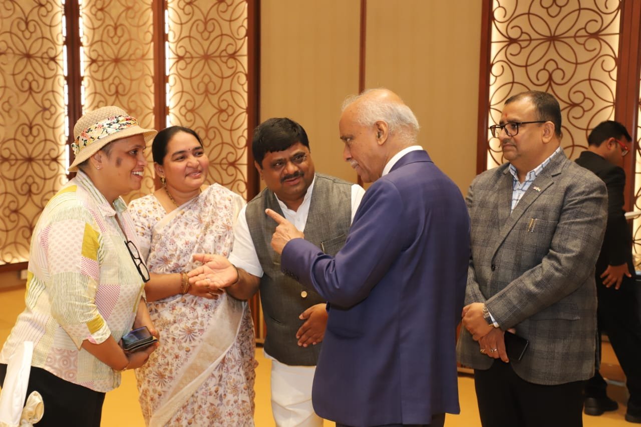 Discussion with Dignitaries