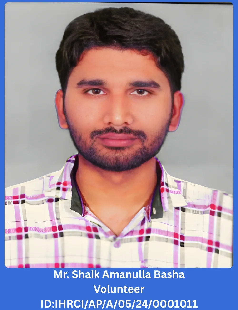Mr. Shaik Amanulla Basha